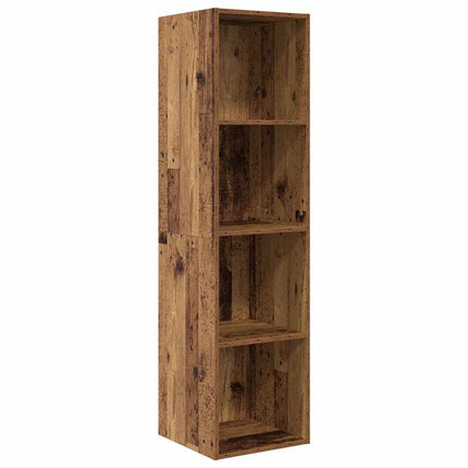 TV-møbelsæt 37 x 37 x 142,5 cm Gammelt træ Konstrueret træ