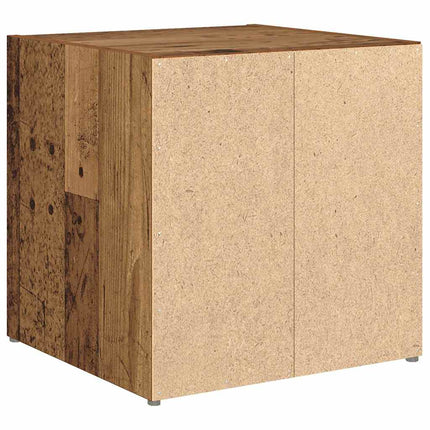 TV-møbelsæt 2 pcs Gammelt træ 37 x 35 x 37,5 cm Konstrueret træ