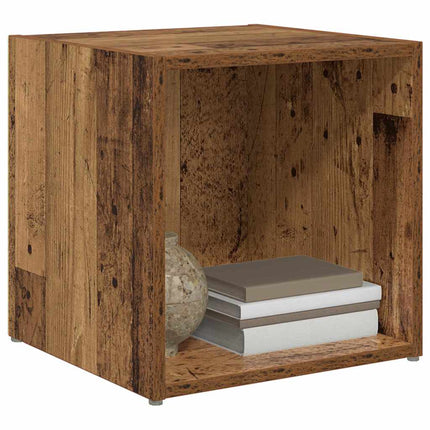 TV-møbelsæt 2 pcs Gammelt træ 37 x 35 x 37,5 cm Konstrueret træ