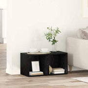 TV-møbelsæt 2 pcs 37 x 35 x 37,5 cm Sort Konstrueret træ