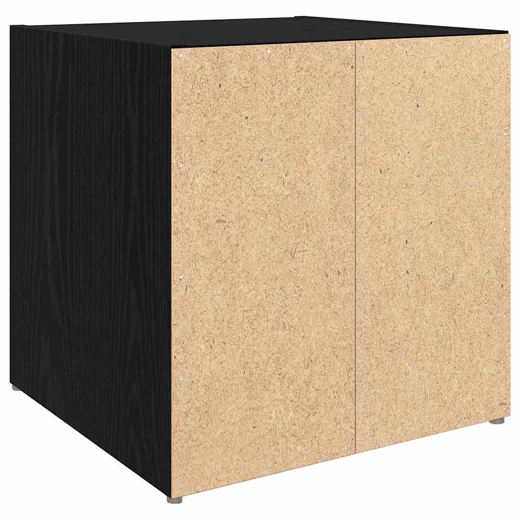 TV-møbelsæt 2 pcs 37 x 35 x 37,5 cm Sort Konstrueret træ