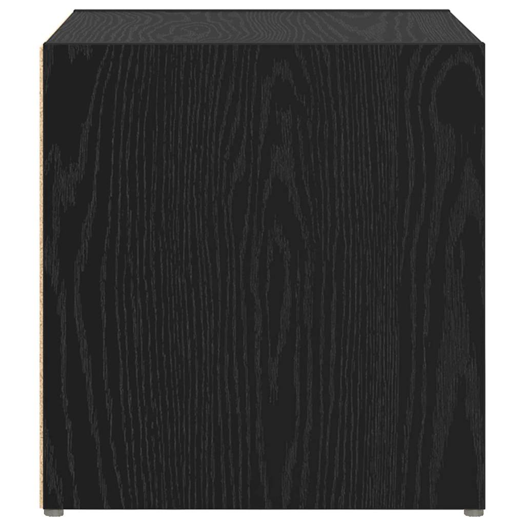 TV-møbelsæt 2 pcs 37 x 35 x 37,5 cm Sort Konstrueret træ