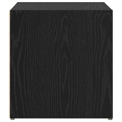 TV-møbelsæt 4 pcs Sort 37 x 35 x 37,5 cm Konstrueret træ