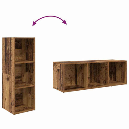 TV-møbelsæt 72 x 35 x 37 cm Brun Konstrueret træ