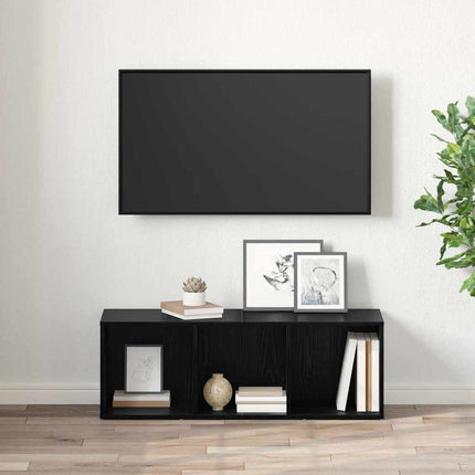TV-møbelsæt 72 x 35 x 37 cm Sort Konstrueret træ