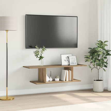 TV-møbelsæt 102 x 35 x 35 cm Artisan Egetræ Konstrueret træ