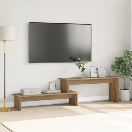 TV-møbelsæt 180,5 x 30 x 43 cm Artisan Egetræ Konstrueret træ