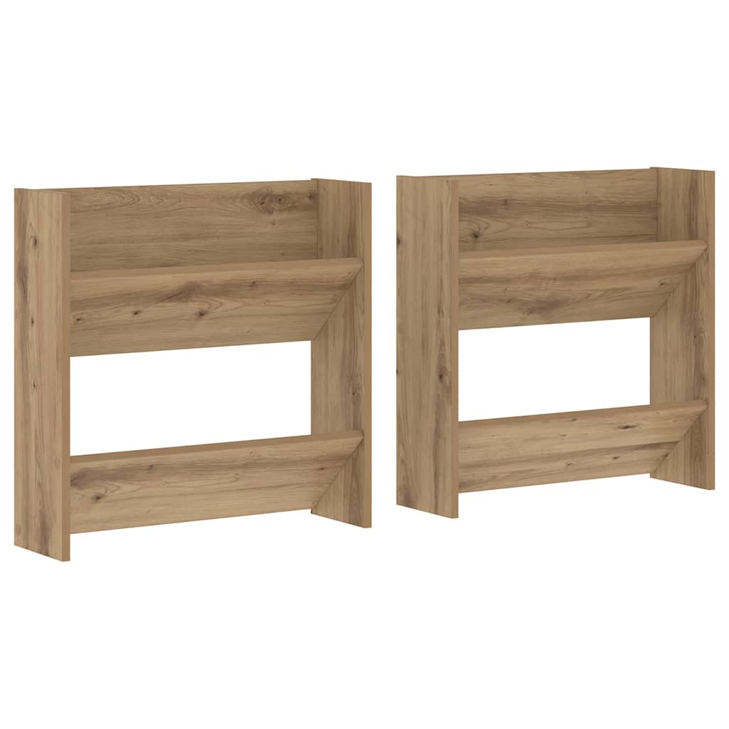 Vægsko kabinet med hylde 2 pcs Artisan Egetræ 60 x 18 x 60 cm