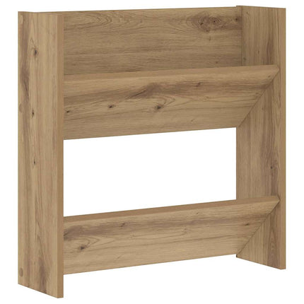 Sko skab 2 stk. 60 x 18 x 60 cm Konstrueret træ Artisan-eg