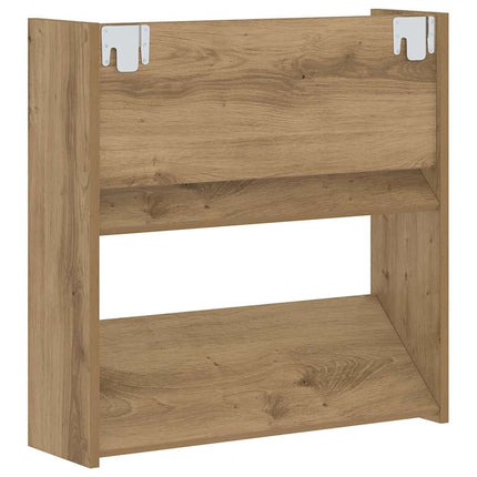 Sko skab 2 stk. 60 x 18 x 60 cm Konstrueret træ Artisan-eg