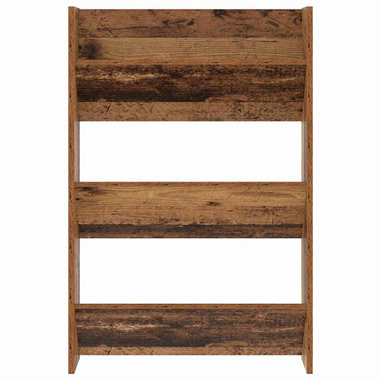 Sko skab 2 stk. 60 x 18 x 90 cm Konstrueret træ Gammelt træ