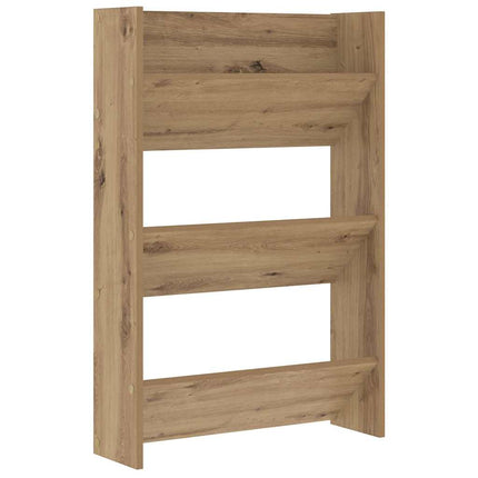 Sko skab 60 x 18 x 90 cm Konstrueret træ Artisan-eg