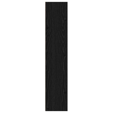 Sko skab 2 stk. 60 x 18 x 90 cm Konstrueret træ Sort eg