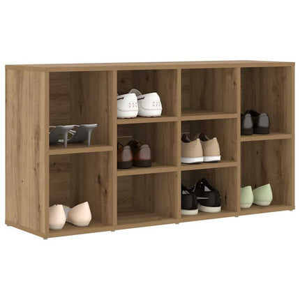 Sko bænk 103 x 30 x 54,5 cm Konstrueret træ Artisan-eg