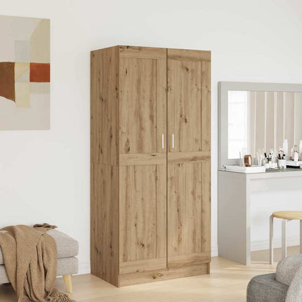 Garderobeskab Artisan eg 82,5 x 51,5 x 180 cm Konstrueret træ