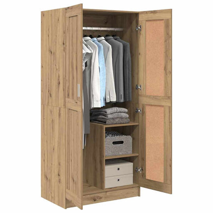 Garderobeskab Artisan eg 82,5 x 51,5 x 180 cm Konstrueret træ