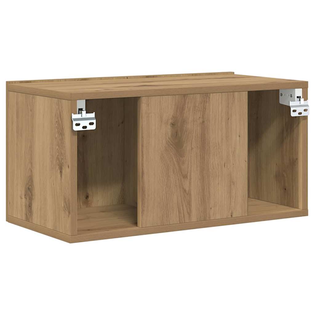 TV-møbelsæt 2 pcs Brun 60 x 30 x 30 cm Konstrueret træ