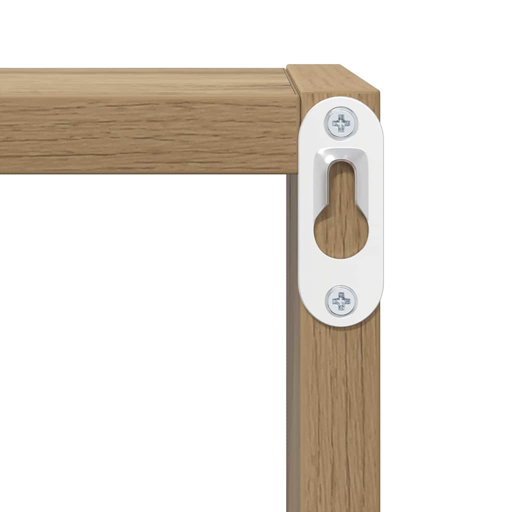 Væghylde med hylde Vægmonteret Artisan Egetræ Konstrueret træ