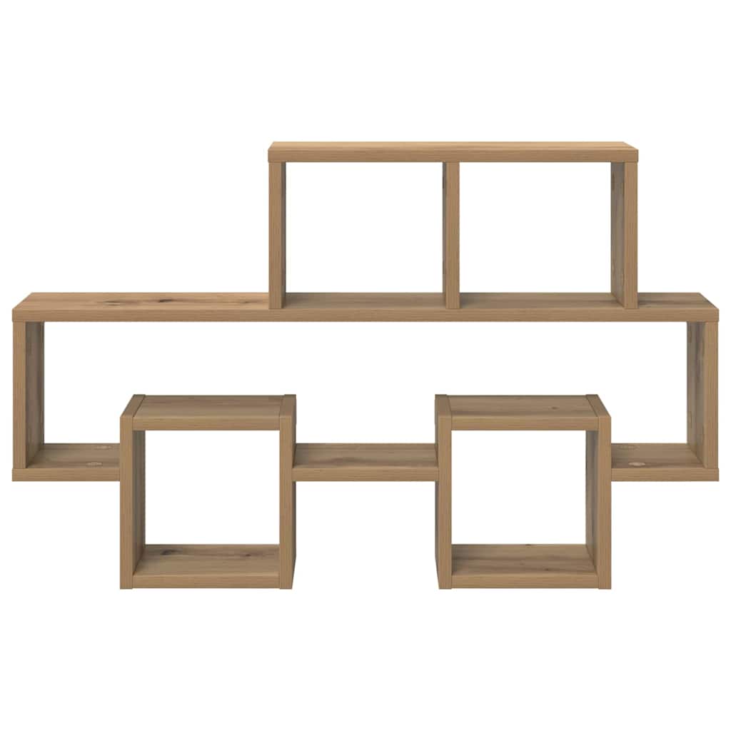 Væghylde med hylde artisan eg 82 x 15 x 51 cm Konstrueret træ