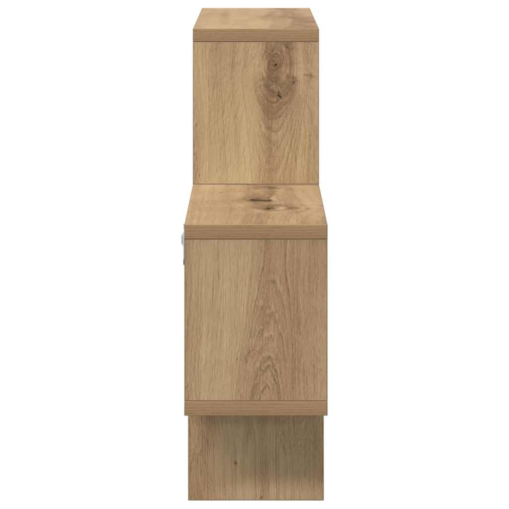 Væghylde med hylde artisan eg 82 x 15 x 51 cm Konstrueret træ