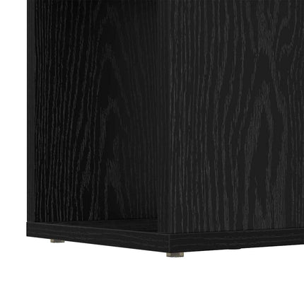 TV-møbelsæt 80 x 24 x 125 cm Sort Konstrueret træ