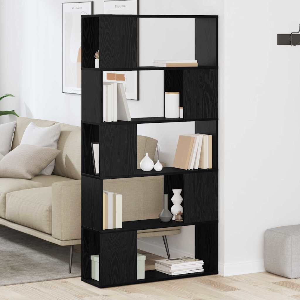 TV-møbelsæt Vægmonteret Sort 80 x 24 x 156 cm Konstrueret træ