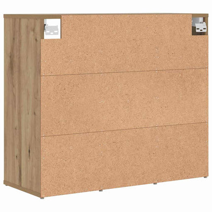 Sko skab 77,5 x 30 x 67 cm Konstrueret træ Artisan-eg