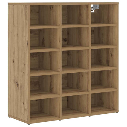 Sko skab 77,5 x 30 x 83,5 cm Konstrueret træ Artisan-eg