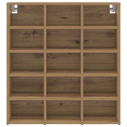 Sko skab 77,5 x 30 x 83,5 cm Konstrueret træ Artisan-eg
