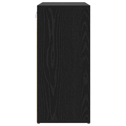 Sko skab 103 x 30 x 67 cm Konstrueret træ Sort eg