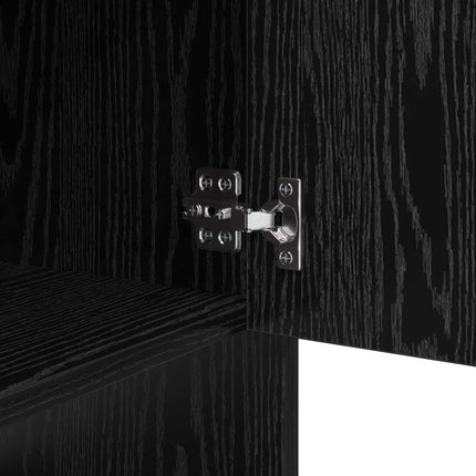 Sideboard Sort eg 97 x 29 x 75 cm Konstrueret træ