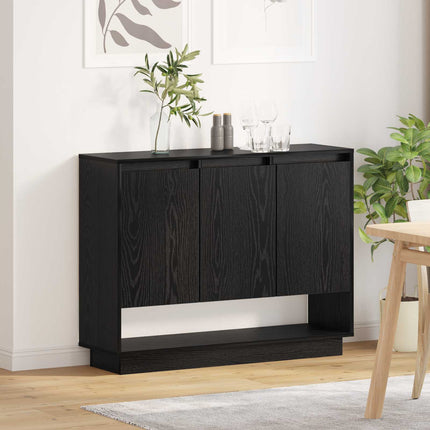 Sideboard Sort eg 97 x 29 x 75 cm Konstrueret træ