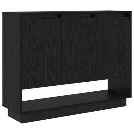 Sideboard Sort eg 97 x 29 x 75 cm Konstrueret træ