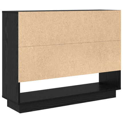 Sideboard Sort eg 97 x 29 x 75 cm Konstrueret træ
