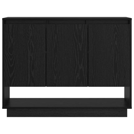 Sideboard Sort eg 97 x 29 x 75 cm Konstrueret træ