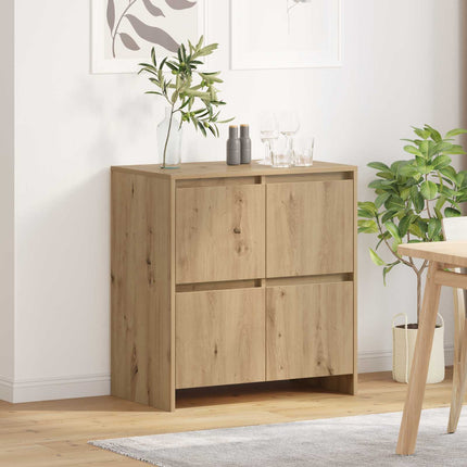 Sideboard Artisan Egetræ 70 x 41 x 75 cm Konstrueret træ