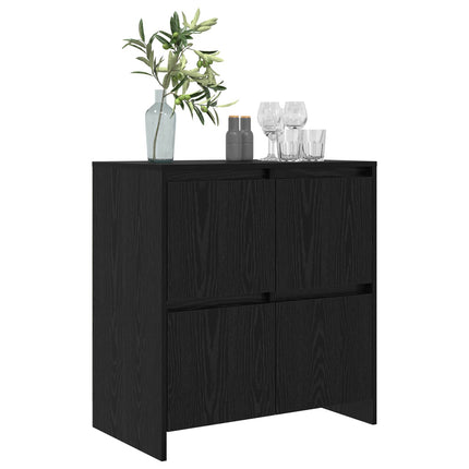 Sideboard Sort eg 70 x 41 x 75 cm Konstrueret træ