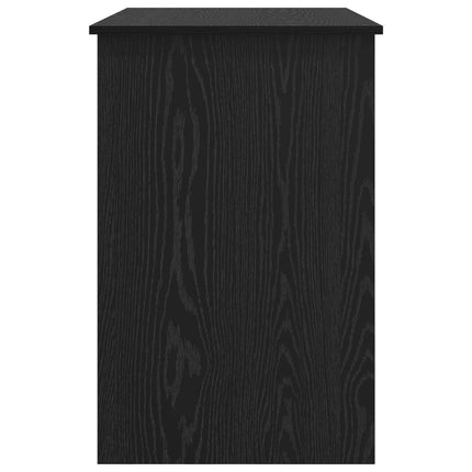 Bord med skuffe Sort eg 100 x 50 x 76 cm Konstrueret træ