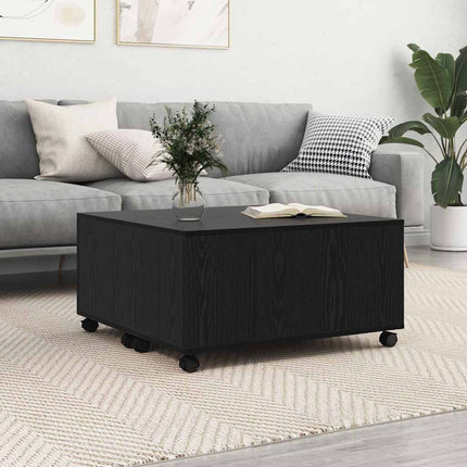 Sofabord Sort eg 75 x 75 x 38 cm Konstrueret træ