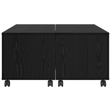 Sofabord Sort eg 75 x 75 x 38 cm Konstrueret træ