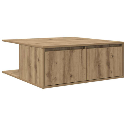 Sofabord artisan eg 80 x 80 x 31 cm Konstrueret træ