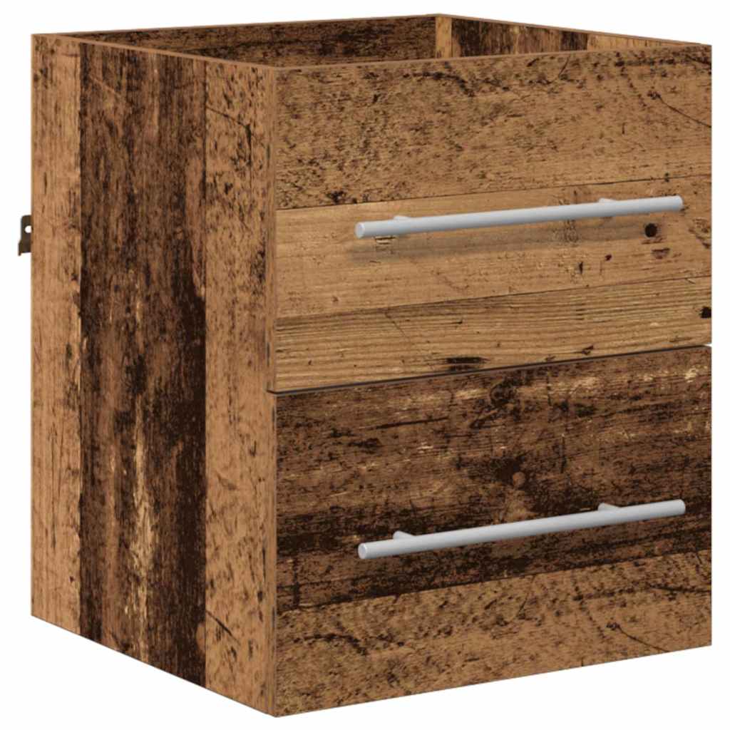 Badeværelsesmøbel sæt med skuffe Brun 41 x 38,5 x 48 cm