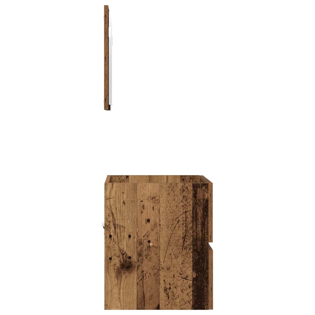 Badeværelsesskab Gammelt træ 41 x 38,5 x 45 cm Konstrueret træ