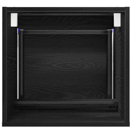 Badeværelsesskab Sort eg 41 x 38,5 x 45 cm Konstrueret træ