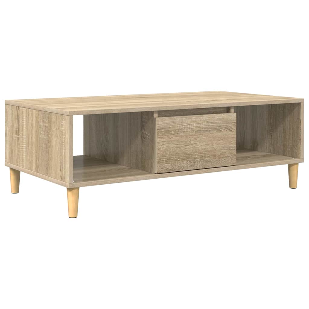 Sofabord Sonoma-eg 103.5 x 60 x 35 cm Konstrueret træ