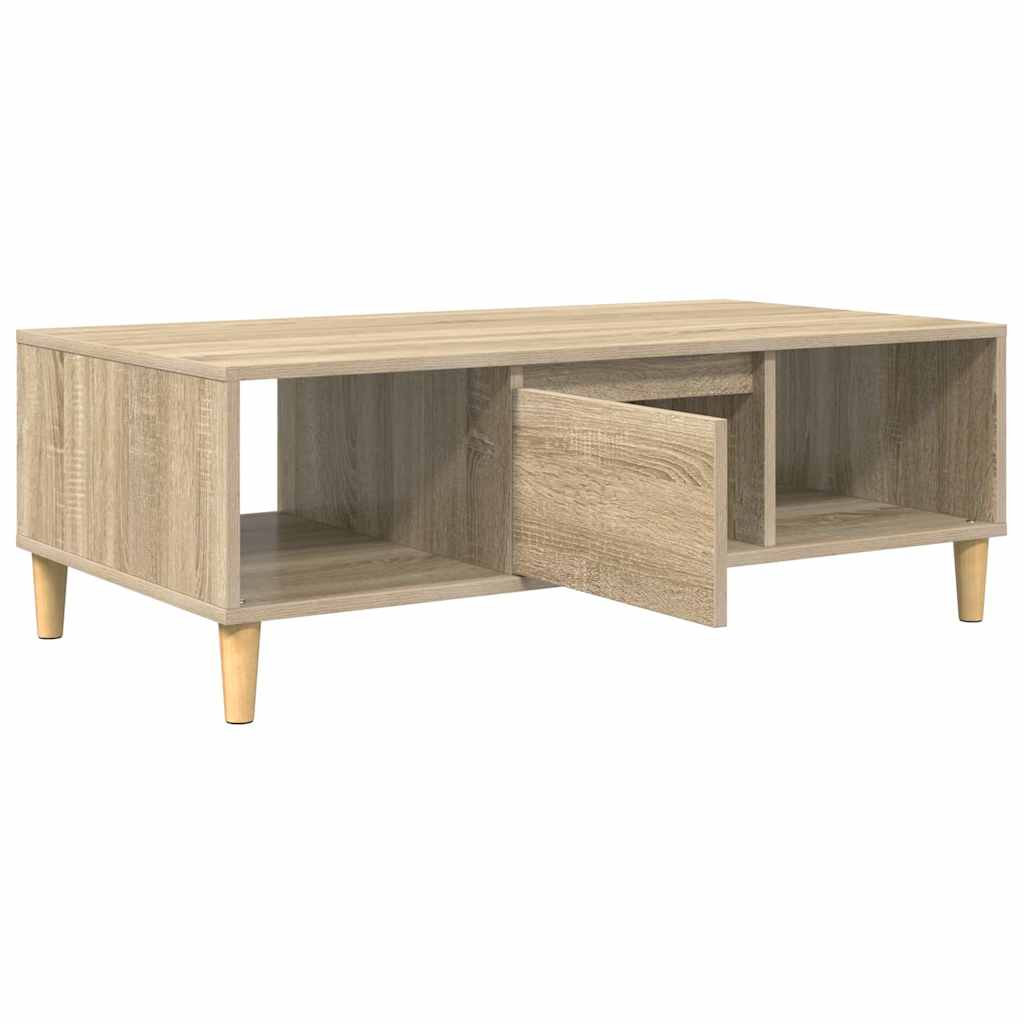 Sofabord Sonoma-eg 103.5 x 60 x 35 cm Konstrueret træ