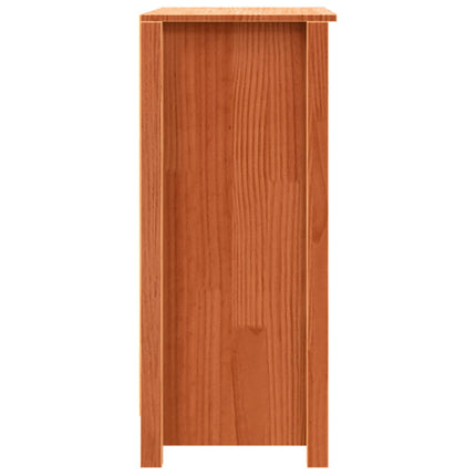 Sideboard Voks brun 70 x 35 x 80 cm Massiv fyrretræ