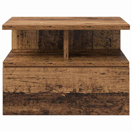 Flydende Natbord Gammelt træ 40 x 31 x 28 cm Konstrueret træ