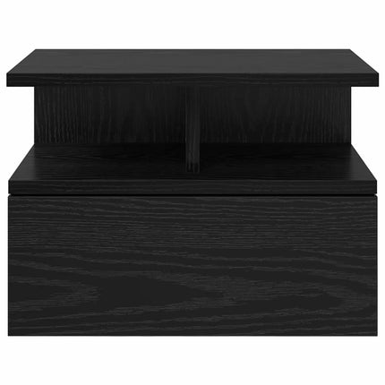 Flydende Natbord 2 stk. Sort eg 40 x 31 x 28 cm Konstrueret træ