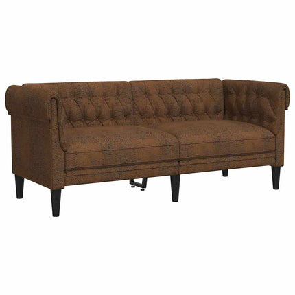 Stue Sofa 2 stk. Brun Stof